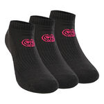 V&ecirc;tements BIDI BADU BIDI BADU Leana No Show Tech Chaussettes De Sport Pack De 3 Femmes-Noir,Pink