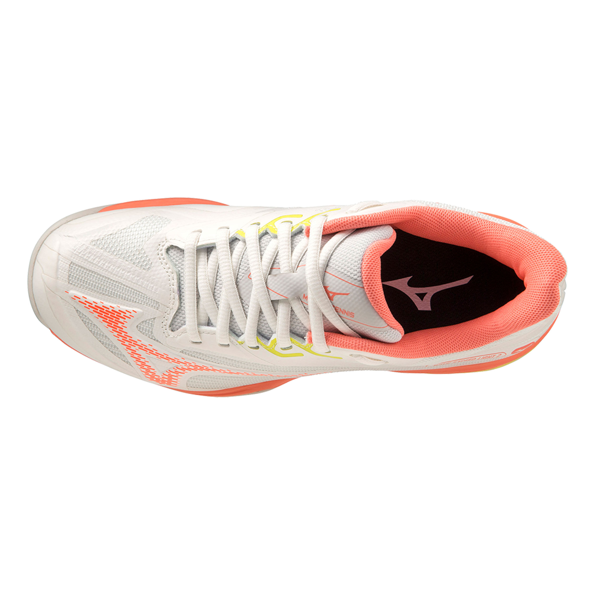 Buy Mizuno Wave Exceed Light 2 CLAY Chaussure Terre Battue Femmes Blanc Corail online Tennis Point BE