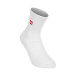Vêtements De Tennis Wilson U Quarter Top Socks Bright White
