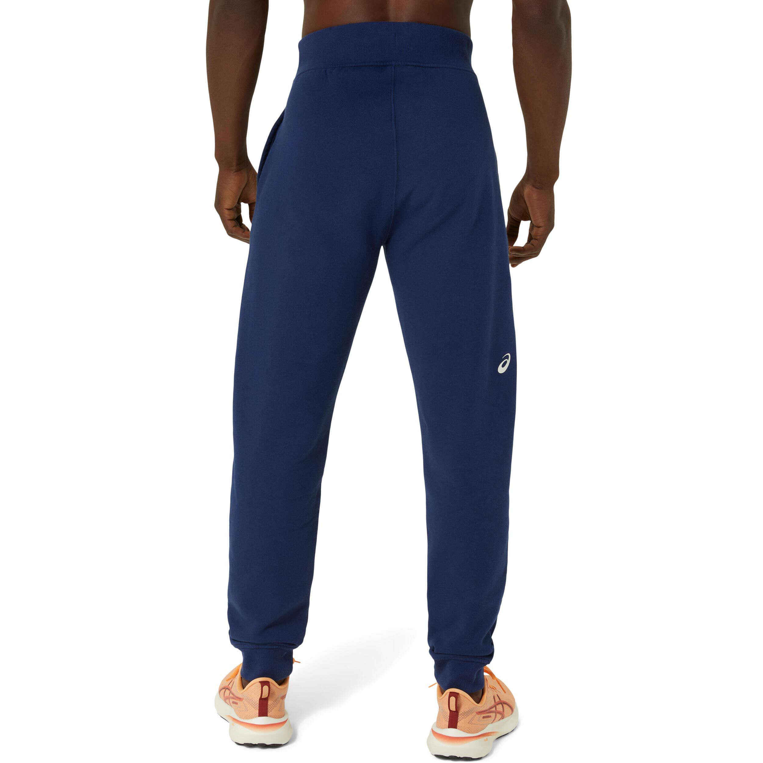 Buy ASICS Logo Pantalon Survetement Hommes Bleu Fonce online Tennis Point BE