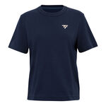 V&ecirc;tements Tecnifibre Tecnifibre Graphic T-shirt Femmes-bleu fonc&eacute;