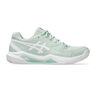 Gel-Dedicate 8 Chaussure Terre Battue Femmes-Bleu Gris, Blanc