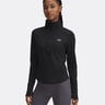 Motion Half-Zip Haut Manches Longues Femmes-Noir