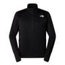 Winter Warm Pro 1/4 Zip Maillot De Course Hommes-Noir