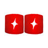 Poignet Pack de 2 unités Unisex - rouge, blanc