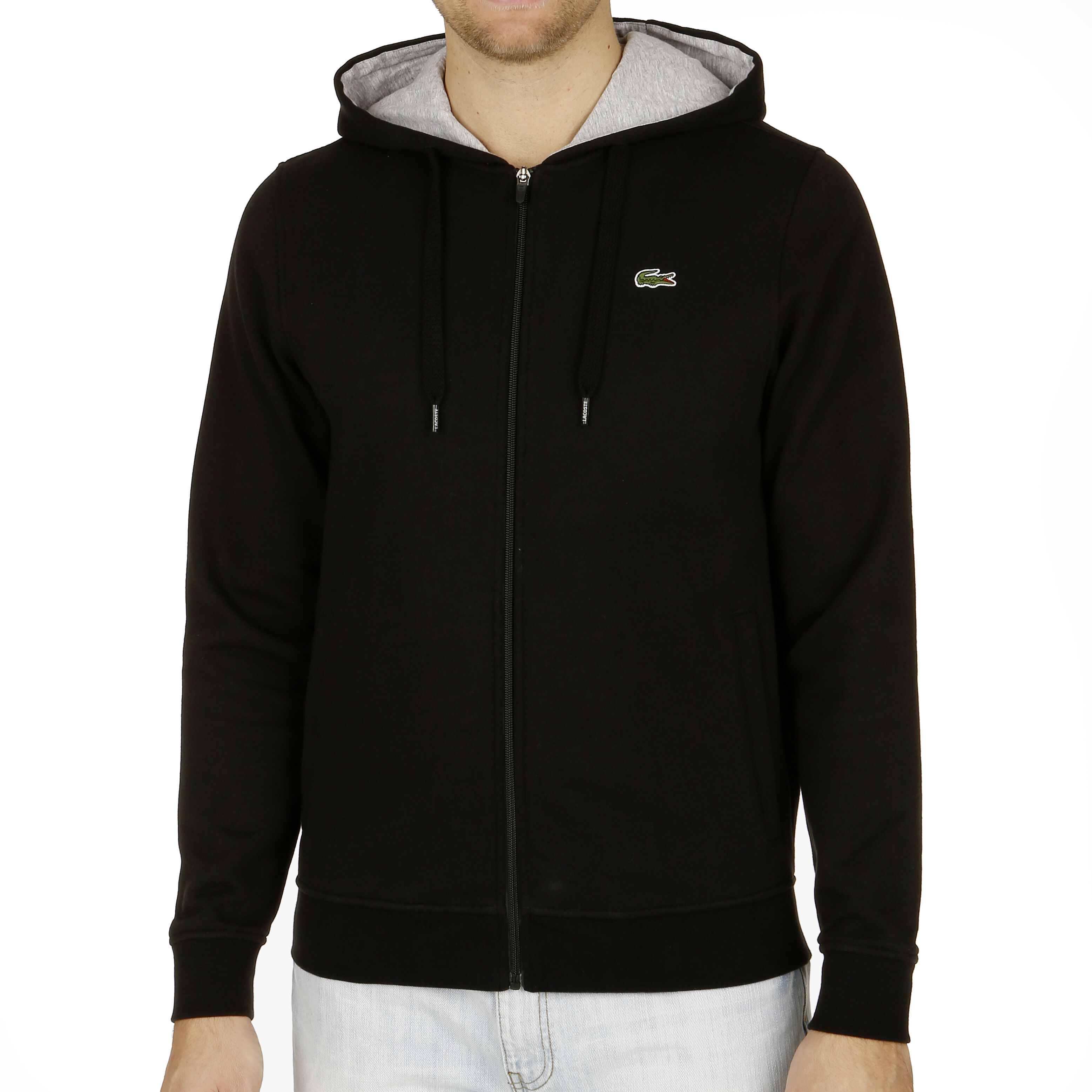 Lacoste top gilet gris