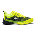 Chaussures de tennis Lacoste Lacoste Medvedev AG-LT Ultra Chaussures Toutes Surfaces Hommes-Jaune,Bleu Fonc&eacute;