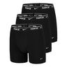 Essential Cotton Stretch Boxer Brief Cale&ccedil;on - Pack de 3 Hommes-noir, noir