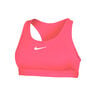 Swoosh MED Support Bra Soutien-gorge Sport Femmes-Pink,Blanc