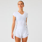 V&ecirc;tements de tennis Bj&ouml;rn Borg Bj&ouml;rn Borg Ace V-Neck T-shirt Femmes - blanc