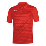 Vêtements de tennis Mizuno Mizuno Team Chiba Polo Hommes-rouge