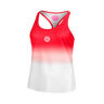 Crew Gradiant Débardeur Tank Top Filles-Rouge,Blanc