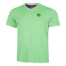 Crew Inside Out V-Neck T-shirt Hommes-Vert Fluo,Bleu Foncé