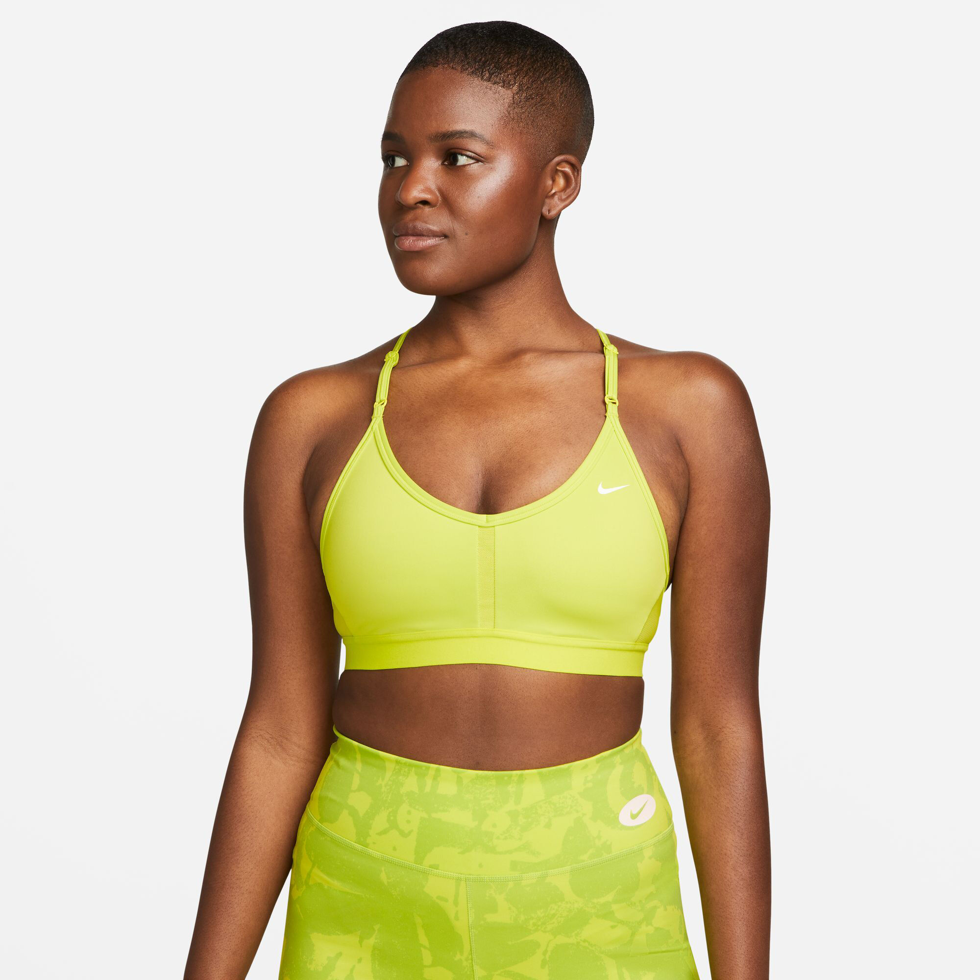 Buy Nike Indy Soutien gorge Sport Femmes Vert Fluo online Tennis Point BE