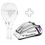Lot De Raquettes Tecnifibre 2x TFIGHT 285 plus Schlägertasche
