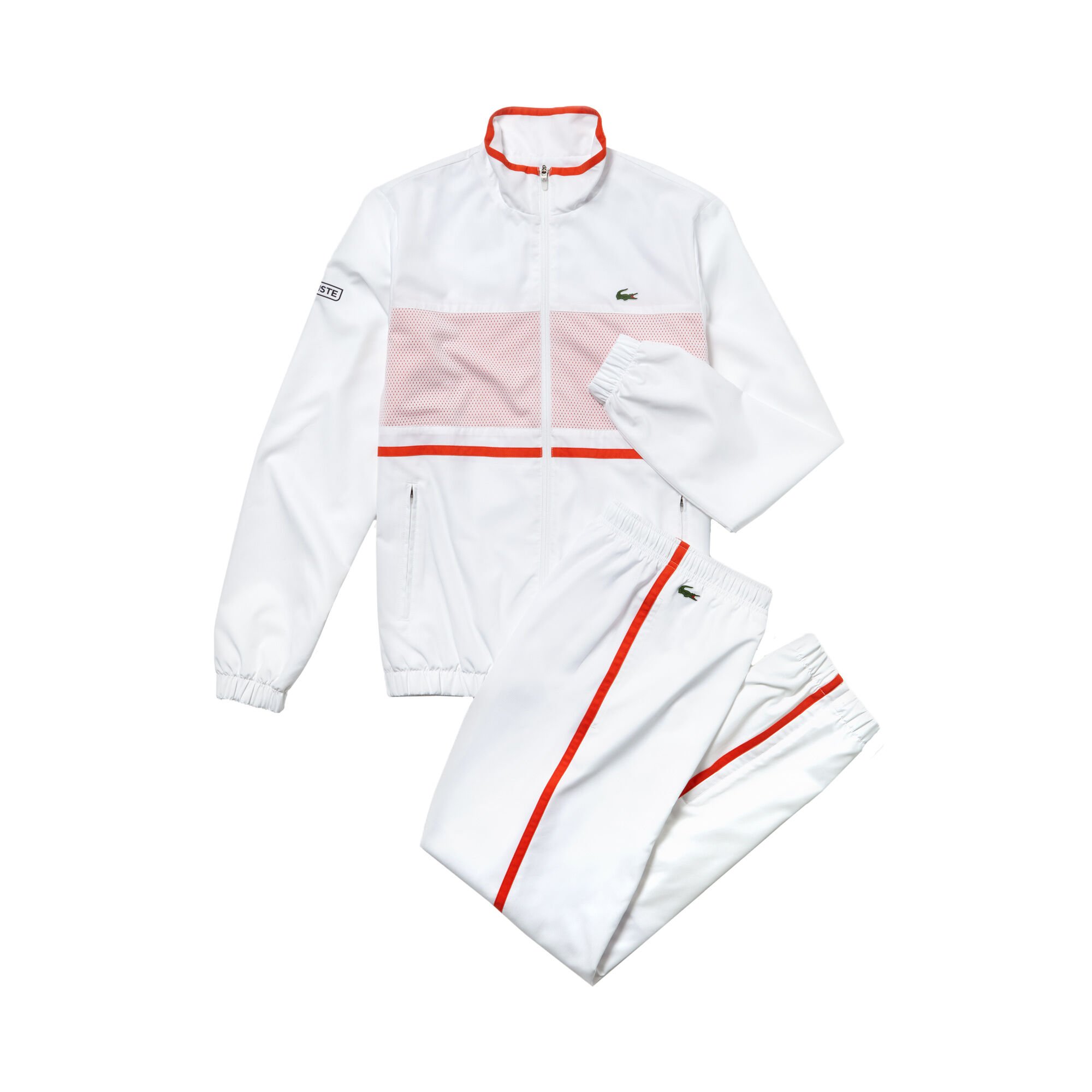 Ensemble lacoste homme blanc cheap