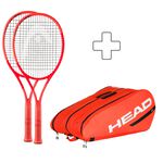 Lot De Raquettes HEAD 2x Radical Team 2025 plus Schlägertasche
