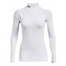 Coldgear Authentics Mockneck Haut Manches Longues Femmes-Blanc