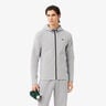 Full Zip Gilet en coton Hommes-gris