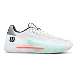 Chaussures de tennis Wilson Wilson Rush Tour 5 Chaussure terre battue Hommes-blanc, turquoise