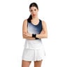 Crew Racerback D&eacute;bardeur tank top Femmes-bleu fonc&eacute;, blanc