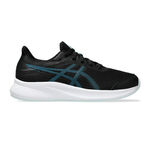 Chaussures de running ASICS ASICS Patriot 13 GS Chaussure De Running Sans Stabilisateurs Enfants-Noir,Bleu Clair