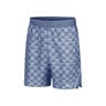 Court Victory Dri-Fit High Rise 9in All Over Print Shorts Hommes - gris, blanc