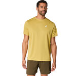 Vêtements ASICS ASICS Core Maillot De Course Hommes-Jaune Lemon