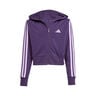 3Stripes Full-Zip Crop Veste de surv&ecirc;tement Filles - violet, lilas