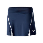Vêtements Mizuno Mizuno Hex Rect Jupe Femmes-Bleu Foncé,Blanc
