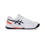 Chaussures de tennis ASICS ASICS GEL-DEDICATE 8 GS Chaussures toutes surfaces Enfants-blanc, bleu fonc&eacute;