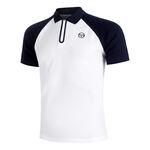 Vêtements Sergio Tacchini Sergio Tacchini Rispecchio Polo Hommes - blanc, bleu foncé