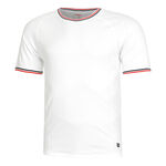 Vêtements Wilson Wilson Court Performance Crew T-shirt Hommes - blanc, 
