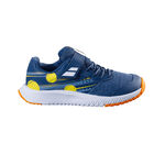 Chaussures de tennis Babolat Babolat Pulsion Chaussures Toutes Surfaces Enfants-Bleu Fonc&eacute;