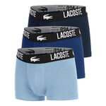 Vêtements Lacoste Lacoste Cotton Stretch Trunk Caleçon Pack De 3 Hommes-Bleu Foncé