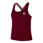 V&ecirc;tements de tennis Quiet Please Quiet Please Endlessly Serve & Volley 2.0 D&eacute;bardeur Tank Top Femmes-Rouge Vin, Multicouleur