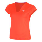 V&ecirc;tements de tennis BIDI BADU BIDI BADU Hey Laguna V-Neck T-shirt Femmes-corail