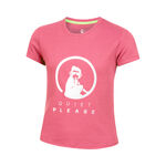 V&ecirc;tements Quiet Please Quiet Please Baseline Logo T-shirt Filles-Pink