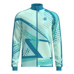 Vêtements BIDI BADU BIDI BADU Good Vibes Printed Veste De Survêtement Hommes-Bleu Petrol, Mint