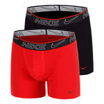 V&ecirc;tements Nike Nike Elite Cotton Stretch Cale&ccedil;on Pack De 2 Unit&eacute;s Hommes-Noir,Rouge
