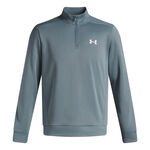 V&ecirc;tements Under Armour Under Armour Quarter Half-Zip Haut manches longues Hommes-bleu clair