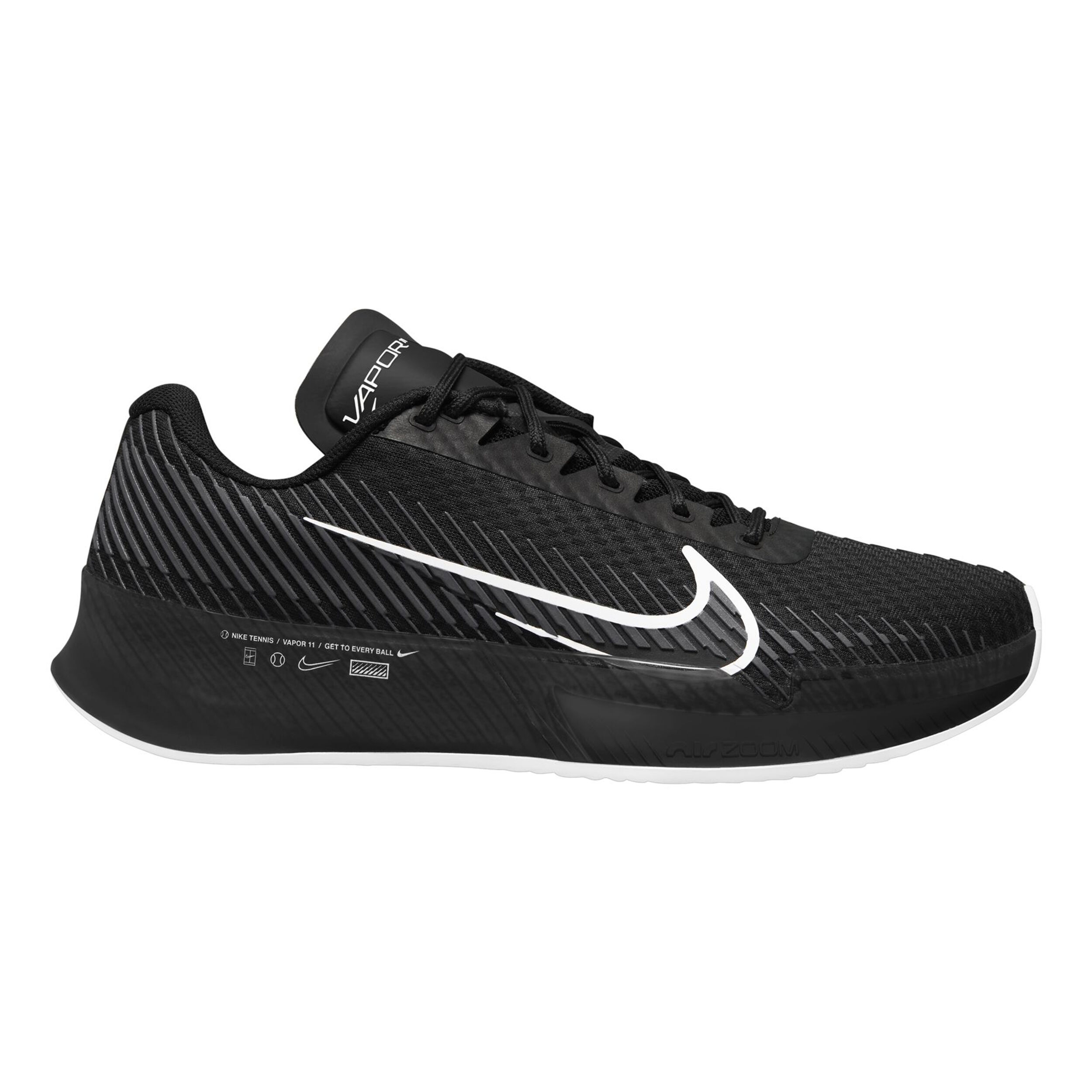 Chaussure nike zoom top noir et blanc