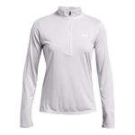 V&ecirc;tements Under Armour Under Armour Tech Half-Zip Twist Haut Manches Longues Femmes-Gris