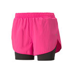 Vêtements Puma Puma Run Favorite Woven 2in1 3in Short de running Femmes - pink, noir