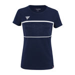 V&ecirc;tements Tecnifibre Tecnifibre Team Tech T-shirt Femmes-Bleu Fonc&eacute;