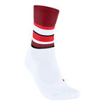 V&ecirc;tements Falke Falke RU4 Endurance Compression Chaussettes de running Femmes-blanc, rouge fonc&eacute;