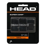Surgrips HEAD HEAD Super Comp Pack De 3-Noir