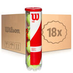 Balle de tennis Wilson Wilson Team W Practice Tube De 4