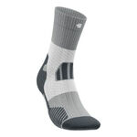 V&ecirc;tements de running Bauerfeind Bauerfeind Trail Run Mid Cut Chaussettes De Running Femmes-Gris