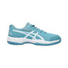 Gel-Game GS Chaussure terre battue Enfants - turquoise, blanc
